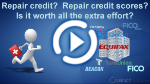 Repair Credit, is it worth all the extra effort?